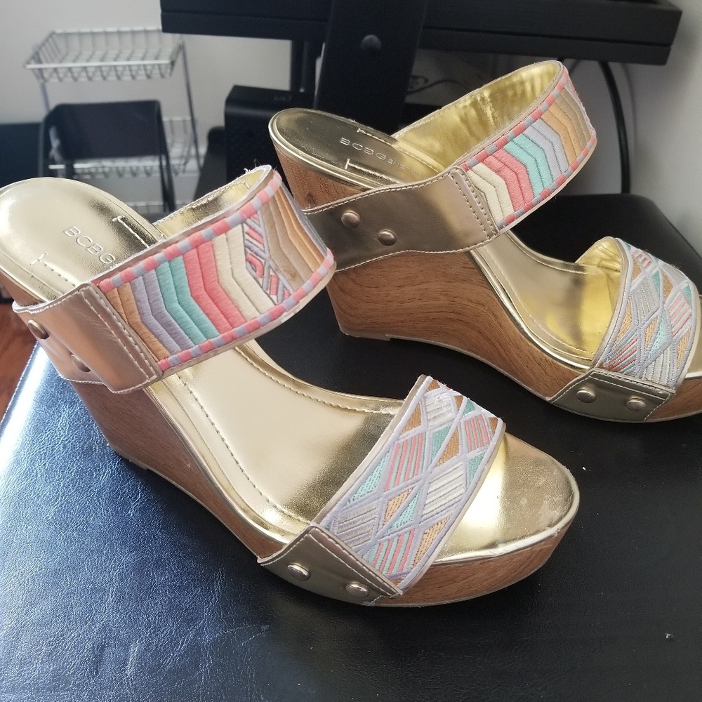BCBG Wedge Sandals
